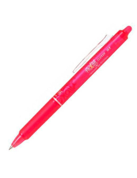 PILOT BOLÍGRAFO TINTA BORRABLE FRIXION CLICKER 07 ROSA