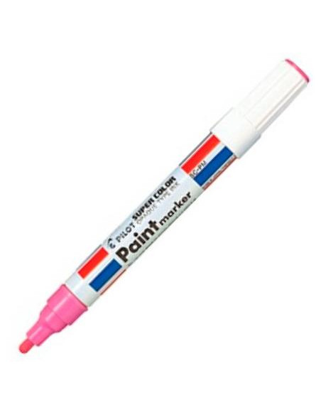 PILOT MARCADOR PERMANENTE SC-PM USO INDUSTRIAL PUNTA REDONDA 45MM ROSA