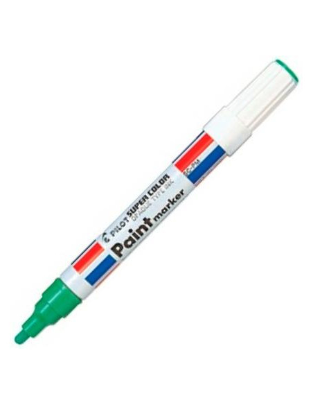 PILOT MARCADOR PERMANENTE SC-PM USO INDUSTRIAL PUNTA REDONDA 45MM VERDE