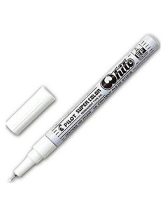 PILOT MARCADOR PERMANENTE DESECHABLE BLANCO EXTRAFINO