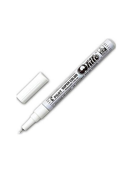 PILOT MARCADOR PERMANENTE DESECHABLE BLANCO EXTRAFINO