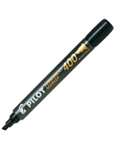 PILOT MARCADOR PERMANENTE SCA-400 PUNTA BISELADA NEGRO