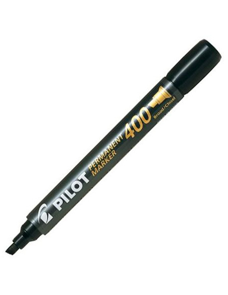 PILOT MARCADOR PERMANENTE SCA-400 PUNTA BISELADA NEGRO