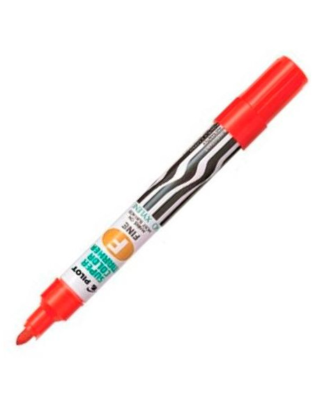 PILOT MARCADOR PERMANENTE SCA-F RECARGABLE ROJO