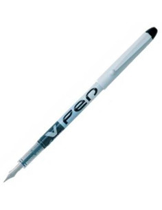 PILOT PLUMA DESECHABLE VPEN CUERPO BLANCO NEGRO
