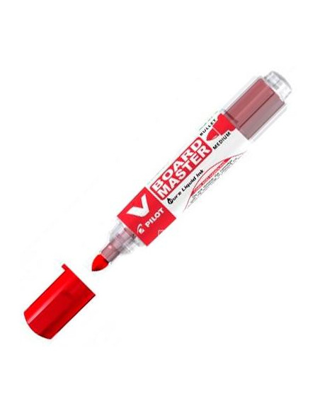 PILOT ROTULADOR PIZARRA BLANCA V BOARD MASTER RECARGABLE ROJO