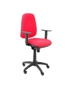 PIQUERAS Y CRESPO SILLA ERGONIMICA SIERRA S BALI ROJO BRAZOS REGULABLES BASE POLIAMIDA NEGRA