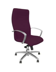 PIQUERAS Y CRESPO SILLÓN DE DIRECCIÓN CAUDETE GIRATORIO BASCULANTE REGULABLE BRAZOSF TEJIDO BALI MORADO