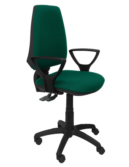 PIQUERAS Y CRESPO SILLA ELCHE CP BRAZOS FIJOS TEJIDO BALI VERDE ESMERALDA