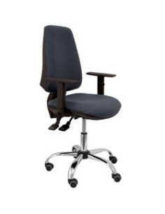 PIQUERAS Y CRESPO SILLA ELCHE S 24H CP BRAZOS REGULABLES TEJIDO BALI COLOR GRIS OSCURO