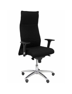 PIQUERAS Y CRESPO SILLÓN ALBACETE XL HASTA 160KG GIRATORIO SINCRO BRAZOSR TAPIZADO BALI NEGRO