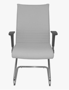 PIQUERAS Y CRESPO SILLÓN CONFIDENTE PATÍN ALBACETE SIMILPIEL BLANCO