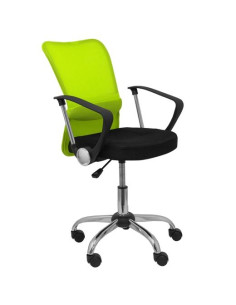 PIQUERAS Y CRESPO SILLA INFANTIL OPERATIVA CARDENETE REGULABLE BRAZOSF MALLA VERDE ASIENTO NEGRO