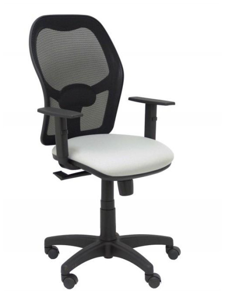 PIQUERAS Y CRESPO SILLA ALOCÉN SINCRO BREGULABLE RESPALDO DE MALLA NEGRO ASIENTO GRIS