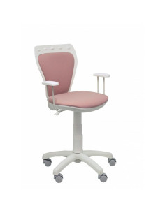 PIQUERAS Y CRESPO SILLA JUVENIL MINISTYLE BLANCA MICRO ROSA