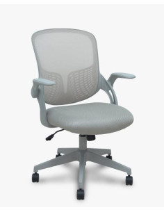 PIQUERAS Y CRESPO SILLA OPTI544 GRIS RESPALDO MALLA GRIS ASIENTO 3D GRIS