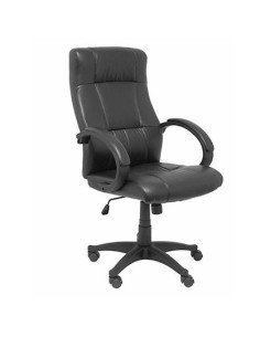 PIQUERAS Y CRESPO SILLÓN  DE DIRECCIÓN MUNERA GIRATORIO SIMIL PIEL BRAZOS FIJOS NEGRO