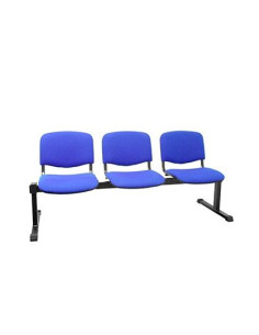 PIQUERAS Y CRESPO BANCADA ISO 3 PLAZAS TAPIZADO ARAN AZUL