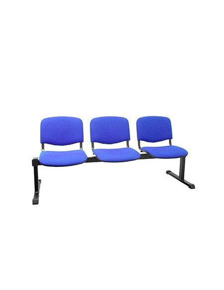 PIQUERAS Y CRESPO BANCADA ISO 3 PLAZAS TAPIZADO ARAN AZUL