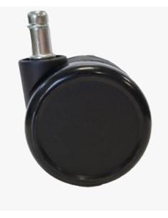 PIQUERAS Y CRESPO KIT 5 RUEDAS NAILON Ø65MM PARA SILLA PERNO 11MM NEGRO