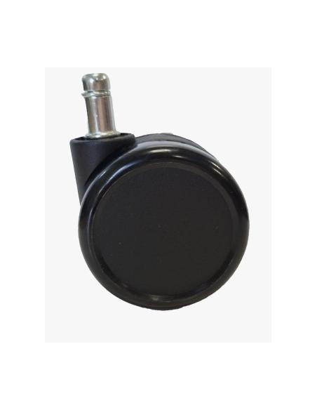 PIQUERAS Y CRESPO KIT 5 RUEDAS NAILON Ø65MM PARA SILLA PERNO 11MM NEGRO