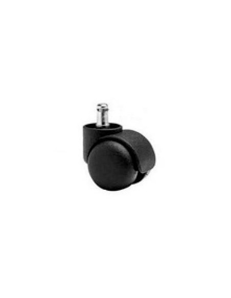 PIQUERAS Y CRESPO KIT DE 5 RUEDAS NORMALES PARA SILLA PERNO 11MM NEGRO
