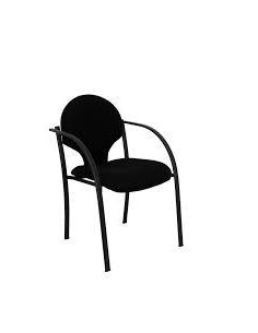 PIQUERAS Y CRESPO PACK 2 SILLAS HELLIN CHASIS NEGRO BALI NEGRO