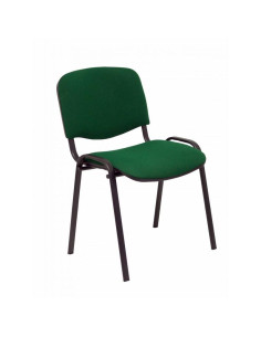 PIQUERAS Y CRESPO PACK DE 4 SILLAS FIJAS APILABLES ISO TAPIZADA ARAN VERDE