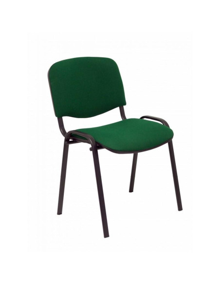SILLA PIQUERAS Y CRESPO ALCARAZ CONFIDENTE ERGONOMICA APILABLE ESTRUCTURA NEGRA ASIENTO Y RESPALDO TAPIZADOS ARAN VERDE OSCURO P