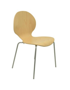 PIQUERAS Y CRESPO PACK DE 4 SILLAS CONFIDENTE PEÑAS MADERA HAYA