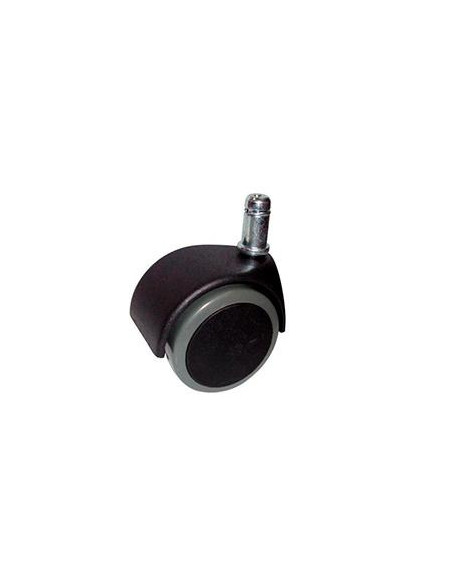 PIQUERAS Y CRESPO KIT DE 5 RUEDAS ENGOMADAS PARA PARQUÉ PARA SILLA PERNO 11MM NEGRO