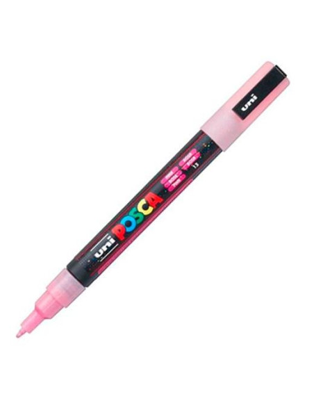 POSCA MARCADOR  PC-3ML PUNTA CÓNICA 09 - 13 MM ROSA PURPURINA
