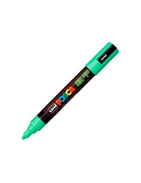 POSCA MARCADOR  PC-5M NO PERMANENTE PUNTA FORMA DE BALA 18 - 25 MM VERDE CLARO