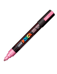 POSCA MARCADOR  PC-5M NO PERMANENTE PUNTA FORMA DE BALA 18 - 25 MM ROSA METÁLICO