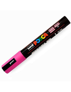 POSCA MARCADOR  PC-5M NO PERMANENTE PUNTA FORMA DE BALA 18 - 25 MM FRAMBUESA