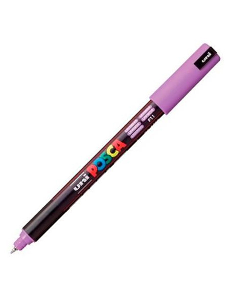 POSCA MARCADOR  PC-1MR NO PERMANENTE PUNTA EXTRAFINA 07MM LAVANDA