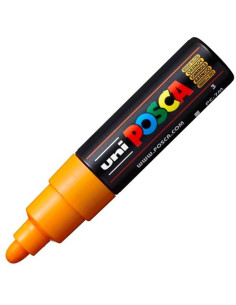 POSCA MARCADOR  PC-7M NO PERMANENTE PUNTA FORMA DE BALA  45-55MM NARANJA MEDIO