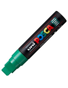 POSCA MARCADOR  PC-17K NO PERMANENTE PUNTA BISELADA 15MM VERDE