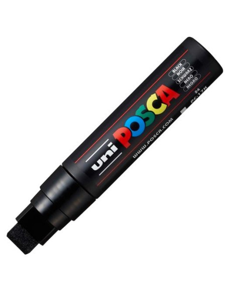 POSCA MARCADOR  PC-17K NO PERMANENTE PUNTA BISELADA 15MM NEGRO
