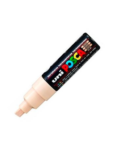 POSCA MARCADOR  PC-8K NO PERMANENTE PUNTA BISELADA 80MM BEIGE