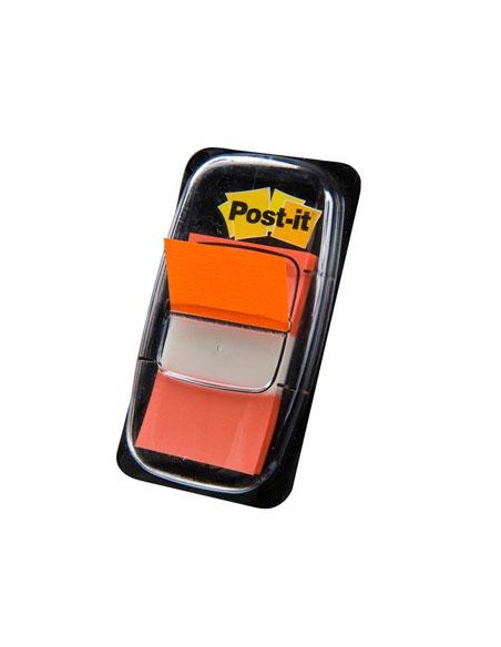 POST-IT INDEX 680 DISPENSADOR 1X50 NARANJA -12U-