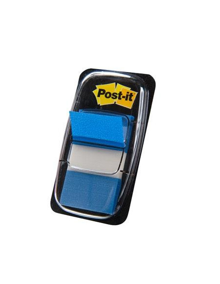 POST-IT INDEX 680 DISPENSADOR 1X50 AZUL -12U-