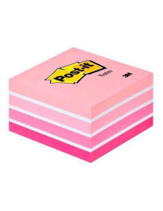 POST-IT CUBO DE NOTAS MULTICOLOR 5X90 HOJAS 76X76 TONOS ROSA PASTEL