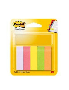 POST-IT MININOTAS ADHESIVAS COLORES 15X50MM 100 HOJASBLOCK