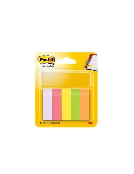 POST-IT MININOTAS ADHESIVAS COLORES 15X50MM 100 HOJASBLOCK