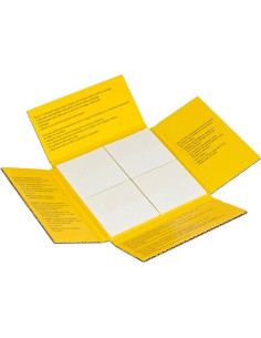 POST-IT BLOC NOTAS ADHESIVAS 36H 73X73 TRANSPARENTES PACK 12 UD
