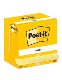 POST-IT BLOC NOTAS ADHESIVAS 655 100H 76X127 CANARY YELLOW PAQUETE 12 UD