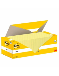 POST-IT BLOC NOTAS ADHESIVAS 654 100H 76X76 CANARY YELLOW PACK 12 UD  12 UD GRATIS