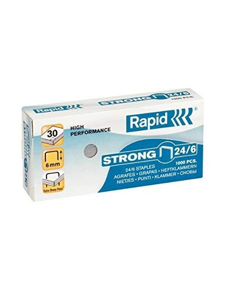RAPID GRAPAS STRONG 246 GALVANIZADAS -CAJA DE 1000-