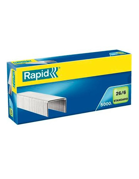 RAPID GRAPAS ESTÁNDAR 266 GALVANIZADA CAJA DE 5000